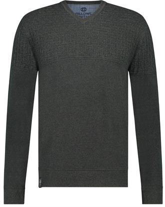 Fellows Pullover v-neck structure knit 32.1103 172