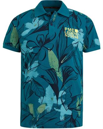 PME Legend Short sleeve polo printed piqu PPSS2304879-5234