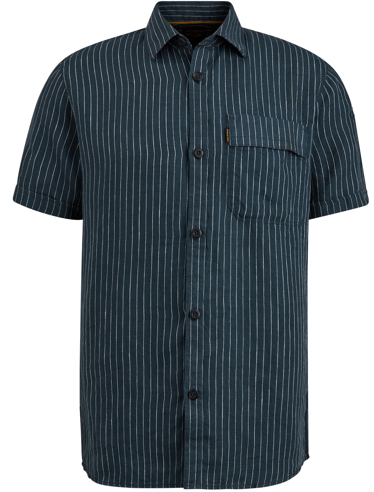 PME Legend Short sleeve shirt 100% linen PSIS2305247 5118