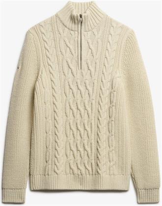 Superdry Jacob cable knit half zip M6110698-39E