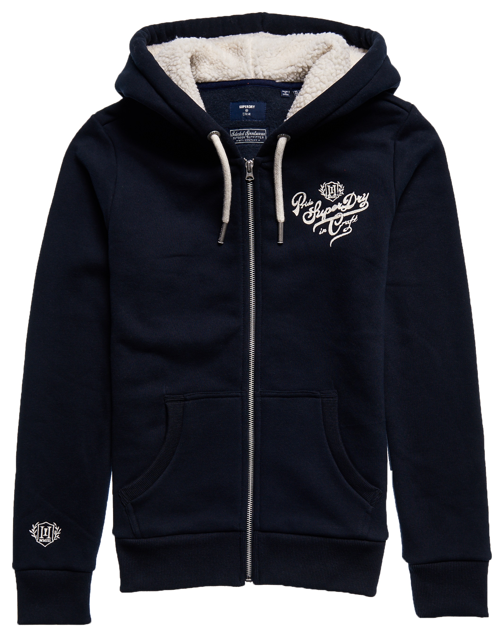 Superdry Pride in craft zp hood W2011118A-98T